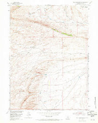 Wild Horse Mountain Wyoming Historical topographic map, 1:24000 scale, 7.5 X 7.5 Minute, Year 1953