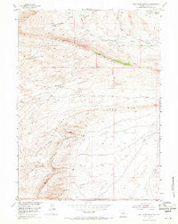 Wild Horse Mountain Wyoming Historical topographic map, 1:24000 scale, 7.5 X 7.5 Minute, Year 1953