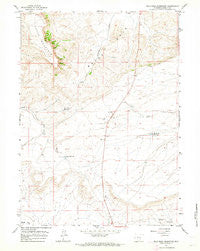 Wild Irish Reservoir Wyoming Historical topographic map, 1:24000 scale, 7.5 X 7.5 Minute, Year 1960