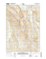 Wild Horse Hill Wyoming Current topographic map, 1:24000 scale, 7.5 X 7.5 Minute, Year 2015