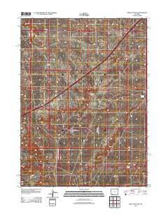 Wildcat Butte Wyoming Historical topographic map, 1:24000 scale, 7.5 X 7.5 Minute, Year 2012