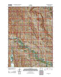 Wilderness Wyoming Historical topographic map, 1:24000 scale, 7.5 X 7.5 Minute, Year 2012
