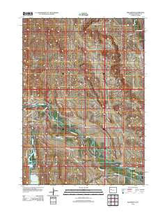 Wilderness Wyoming Historical topographic map, 1:24000 scale, 7.5 X 7.5 Minute, Year 2012