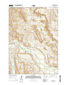 Wilderness Wyoming Current topographic map, 1:24000 scale, 7.5 X 7.5 Minute, Year 2015