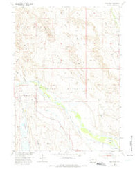 Wilderness Wyoming Historical topographic map, 1:24000 scale, 7.5 X 7.5 Minute, Year 1952