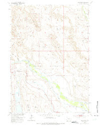 Wilderness Wyoming Historical topographic map, 1:24000 scale, 7.5 X 7.5 Minute, Year 1952