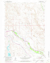 Wilderness Wyoming Historical topographic map, 1:24000 scale, 7.5 X 7.5 Minute, Year 1952