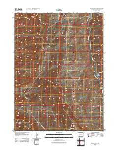 Wilkins Peak Wyoming Historical topographic map, 1:24000 scale, 7.5 X 7.5 Minute, Year 2012