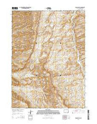 Wilkins Peak Wyoming Current topographic map, 1:24000 scale, 7.5 X 7.5 Minute, Year 2015