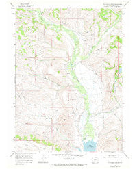 Wilkinson Creek Wyoming Historical topographic map, 1:24000 scale, 7.5 X 7.5 Minute, Year 1967