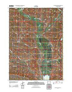 Wilkinson Creek Wyoming Historical topographic map, 1:24000 scale, 7.5 X 7.5 Minute, Year 2012