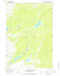 Willow Park Reservoir Wyoming Historical topographic map, 1:24000 scale, 7.5 X 7.5 Minute, Year 1967
