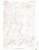 Willow Springs Wyoming Historical topographic map, 1:24000 scale, 7.5 X 7.5 Minute, Year 1969