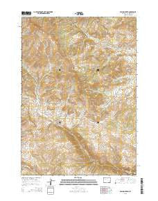 Willow Creek Wyoming Current topographic map, 1:24000 scale, 7.5 X 7.5 Minute, Year 2015