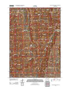 Willow Creek School Wyoming Historical topographic map, 1:24000 scale, 7.5 X 7.5 Minute, Year 2012