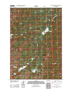 Willow Park Reservoir Wyoming Historical topographic map, 1:24000 scale, 7.5 X 7.5 Minute, Year 2012