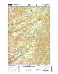 Willow Park Reservoir Wyoming Current topographic map, 1:24000 scale, 7.5 X 7.5 Minute, Year 2015