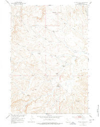 Wilson Spring Wyoming Historical topographic map, 1:24000 scale, 7.5 X 7.5 Minute, Year 1951