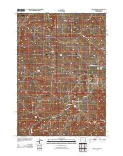 Wilson Spring Wyoming Historical topographic map, 1:24000 scale, 7.5 X 7.5 Minute, Year 2012
