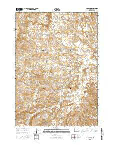 Wilson Spring Wyoming Current topographic map, 1:24000 scale, 7.5 X 7.5 Minute, Year 2015