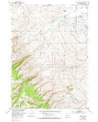 Wind River Wyoming Historical topographic map, 1:24000 scale, 7.5 X 7.5 Minute, Year 1952