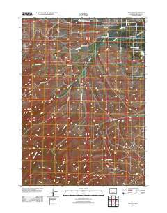 Wind River Wyoming Historical topographic map, 1:24000 scale, 7.5 X 7.5 Minute, Year 2012