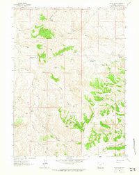 Windy Point Wyoming Historical topographic map, 1:24000 scale, 7.5 X 7.5 Minute, Year 1962