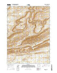 Windy Hill Wyoming Current topographic map, 1:24000 scale, 7.5 X 7.5 Minute, Year 2015