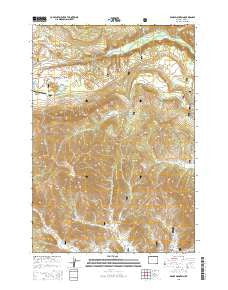 Windy Mountain Wyoming Current topographic map, 1:24000 scale, 7.5 X 7.5 Minute, Year 2015