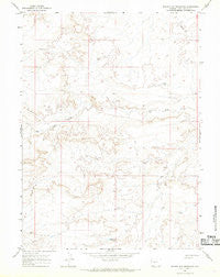 Winter Fat Reservoir Wyoming Historical topographic map, 1:24000 scale, 7.5 X 7.5 Minute, Year 1964
