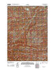 Wise Flat Wyoming Historical topographic map, 1:24000 scale, 7.5 X 7.5 Minute, Year 2012