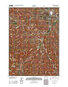 Wolf Point Wyoming Historical topographic map, 1:24000 scale, 7.5 X 7.5 Minute, Year 2012