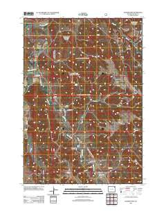 Wonder View Wyoming Historical topographic map, 1:24000 scale, 7.5 X 7.5 Minute, Year 2012