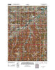 Wood Canyon Wyoming Historical topographic map, 1:24000 scale, 7.5 X 7.5 Minute, Year 2012