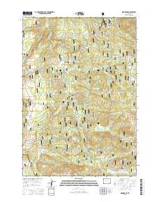 Woodrock Wyoming Current topographic map, 1:24000 scale, 7.5 X 7.5 Minute, Year 2015