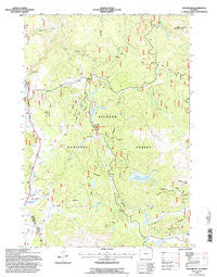 Woodrock Wyoming Historical topographic map, 1:24000 scale, 7.5 X 7.5 Minute, Year 1993