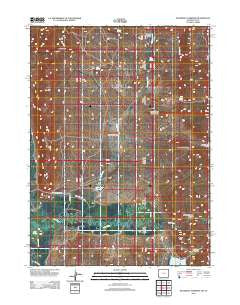 Woodruff Narrows Wyoming Historical topographic map, 1:24000 scale, 7.5 X 7.5 Minute, Year 2012