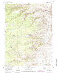 Woods Landing Wyoming Historical topographic map, 1:24000 scale, 7.5 X 7.5 Minute, Year 1961