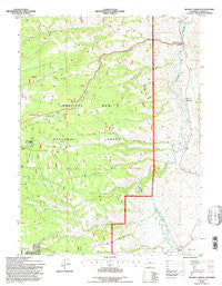 Woods Landing Wyoming Historical topographic map, 1:24000 scale, 7.5 X 7.5 Minute, Year 1992