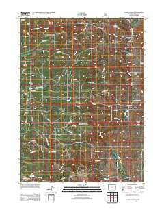 Woods Landing Wyoming Historical topographic map, 1:24000 scale, 7.5 X 7.5 Minute, Year 2012