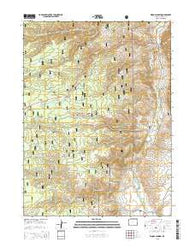 Woods Landing Wyoming Current topographic map, 1:24000 scale, 7.5 X 7.5 Minute, Year 2015