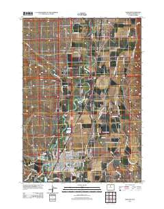 Worland Wyoming Historical topographic map, 1:24000 scale, 7.5 X 7.5 Minute, Year 2012