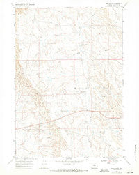 Worland SE Wyoming Historical topographic map, 1:24000 scale, 7.5 X 7.5 Minute, Year 1967