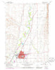 Worland Wyoming Historical topographic map, 1:24000 scale, 7.5 X 7.5 Minute, Year 1967