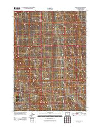 Worland SE Wyoming Historical topographic map, 1:24000 scale, 7.5 X 7.5 Minute, Year 2012