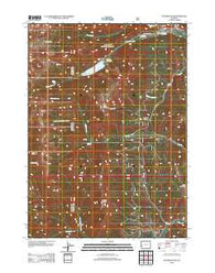 Wyoming Peak Wyoming Historical topographic map, 1:24000 scale, 7.5 X 7.5 Minute, Year 2012
