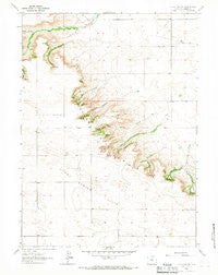 Y B O Canyon Wyoming Historical topographic map, 1:24000 scale, 7.5 X 7.5 Minute, Year 1963