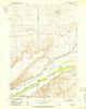 Y U Bench NE Wyoming Historical topographic map, 1:24000 scale, 7.5 X 7.5 Minute, Year 1951