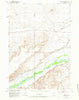 Y U Bench NE Wyoming Historical topographic map, 1:24000 scale, 7.5 X 7.5 Minute, Year 1951