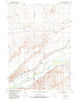 Y U Bench NE Wyoming Historical topographic map, 1:24000 scale, 7.5 X 7.5 Minute, Year 1951